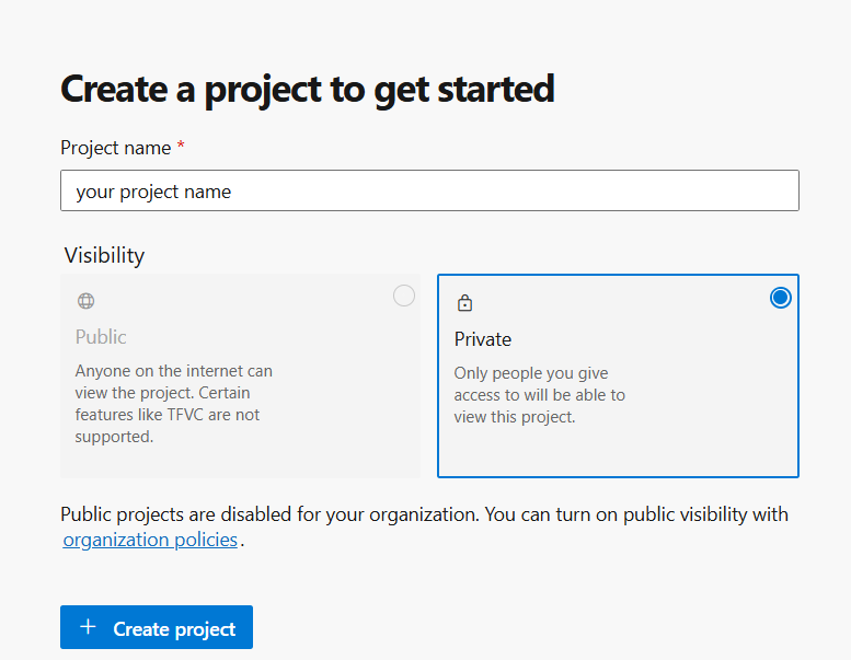Create a New Project